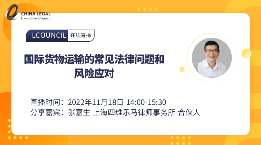 国际货物运输的常见法律问题和风险应对”